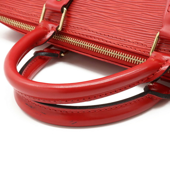 LOUIS VUITTON Louis Vuitton Epi Speedy 30 Handbag Boston Bag Leather Castilia... - Picture 4 of 7